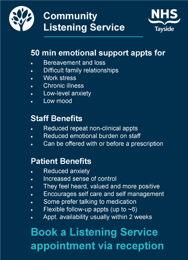 Community listening service leaflet